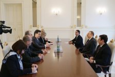 İlham Əliyev Sloveniya parlamenti Milli Şurasının sədrini qəbul edib