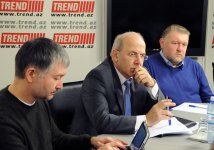 Trend BİA-da "Cənubi Qafqazda dinlərarası dialoq: sabit inkişaf amili" mövzusunda "dəyirmi masa" keçirilib (FOTO)