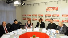 Trend BİA-da "Cənubi Qafqazda dinlərarası dialoq: sabit inkişaf amili" mövzusunda "dəyirmi masa" keçirilib (FOTO)