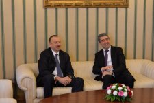 Azərbaycan və Bolqarıstan prezidentlərinin təkbətək görüşü olub (FOTO)
