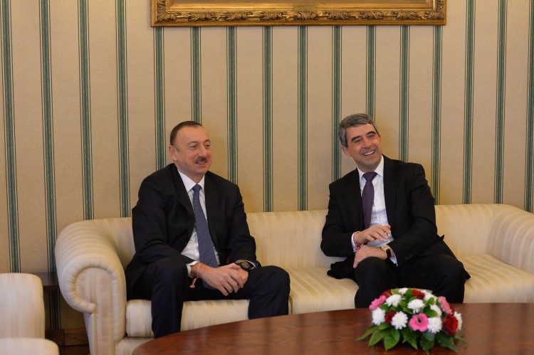 Azərbaycan və Bolqarıstan prezidentlərinin təkbətək görüşü olub (FOTO)