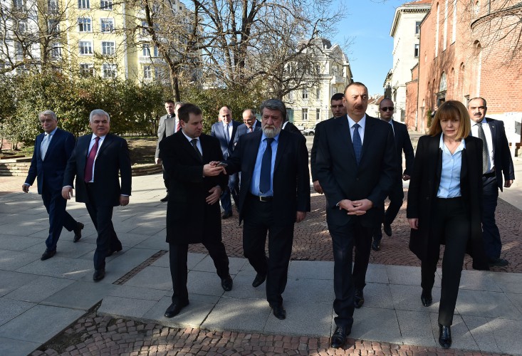 İlham Əliyev Müqəddəs Sofiya kilsəsində olub (FOTO)