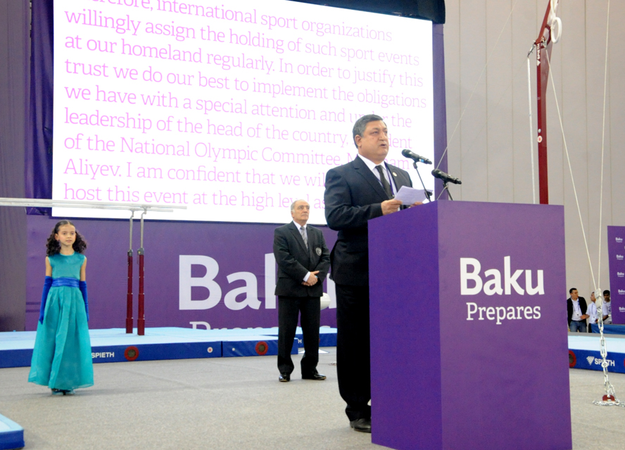Gimnastika növləri üzrə birgə açıq Azərbaycan çempionatının açılış mərasimi keçirilib (FOTO-VİDEO)