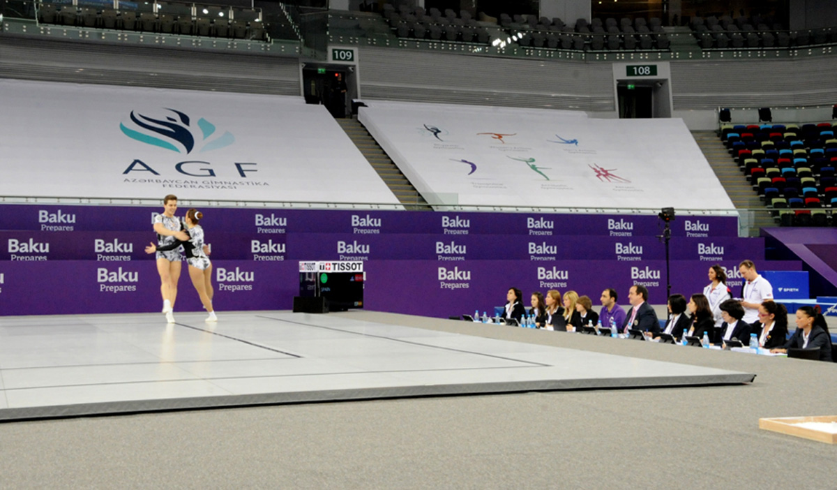 Azərbaycan gimnastları qarışıq cütlüklərdə qızıl medal qazandılar