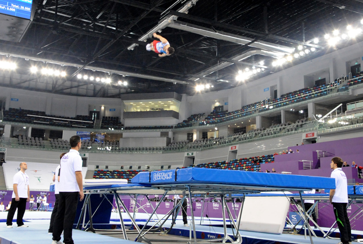 Gimnastikanın növləri üzrə birgə açıq Azərbaycan çempionatının ikinci günü keçirilir (FOTO)