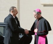 Prezident İlham Əliyev və xanımı Papa Fransisk ilə görüşüblər (FOTO)