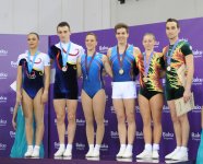Azərbaycan gimnastı batutda tullanma üzrə fərdi yarışlarda birinci oldu (FOTO)