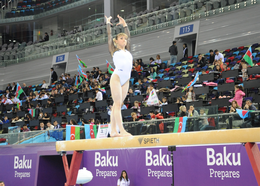 Azərbaycan gimnastı Bakıda keçirilən açıq çempionatda qızıl medallarının sayını 5-ə çatdırıb (ƏLAVƏ OLUNUB 2) (FOTO)
