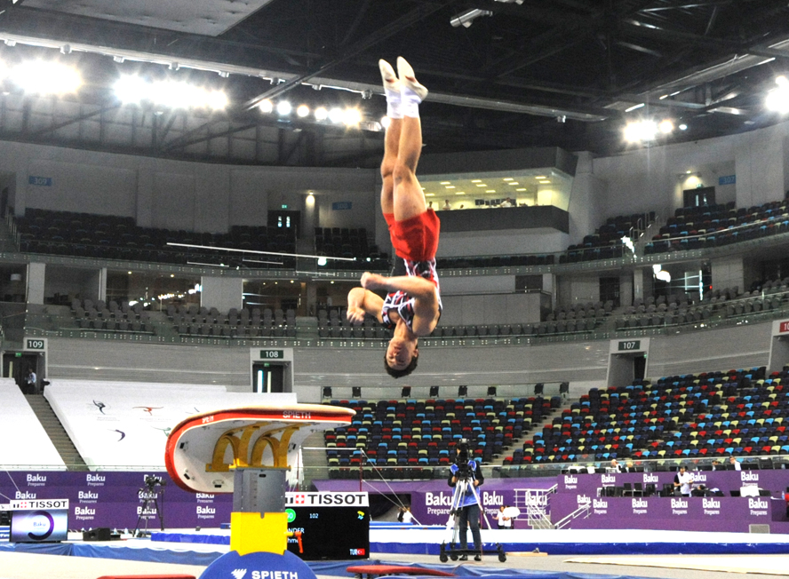 Azərbaycan gimnastı Bakıda keçirilən açıq çempionatda qızıl medallarının sayını 5-ə çatdırıb (ƏLAVƏ OLUNUB 2) (FOTO)