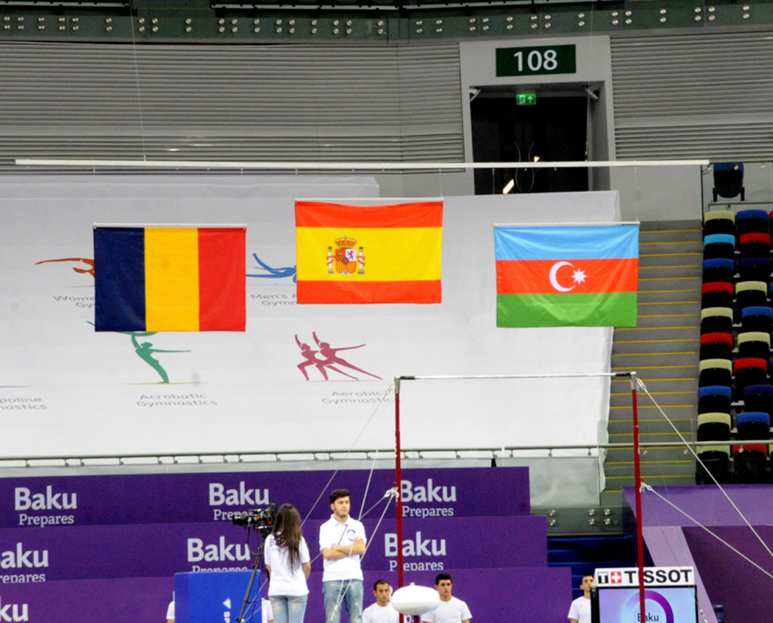 Azərbaycan gimnastı batutda tullanma üzrə fərdi yarışlarda birinci oldu (FOTO)