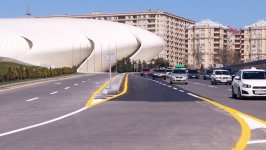 Sürücülərə şad xəbər: Bakıda bəzi yollarda dəyişiklik edilib (FOTO)