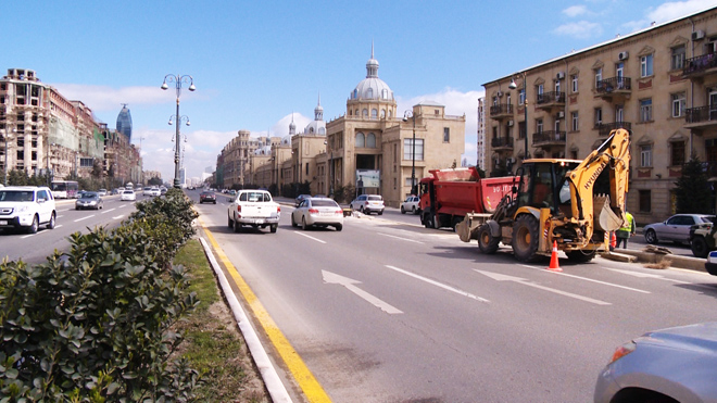 Sürücülərə şad xəbər: Bakıda bəzi yollarda dəyişiklik edilib (FOTO)