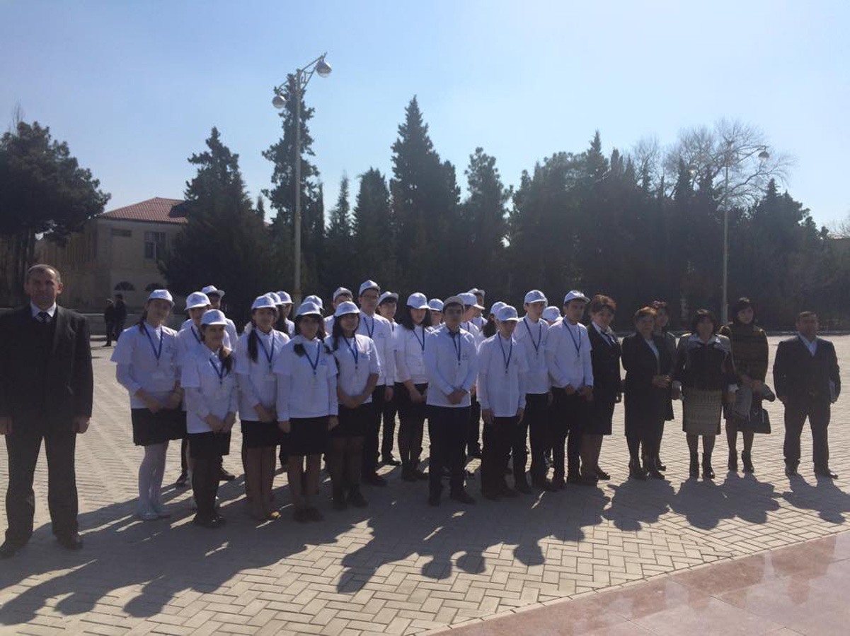Yevlax və Balakən məktəbliləri qardaşlaşdılar (FOTO)