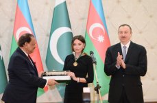 Mehriban Əliyevaya Pakistanın "Hilal-e-Pakistan" ordeni təqdim olunub  (ƏLAVƏ OLUNUB) (FOTO)