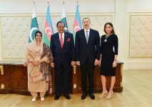 Mehriban Əliyevaya Pakistanın "Hilal-e-Pakistan" ordeni təqdim olunub  (ƏLAVƏ OLUNUB) (FOTO)