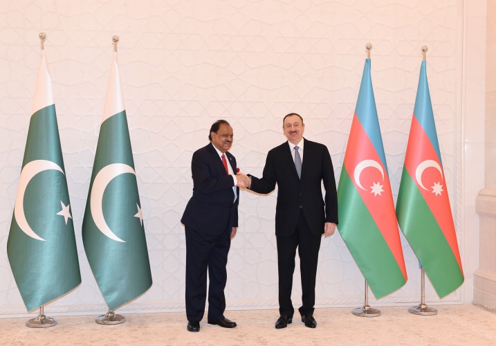 Pakistan Prezidenti Məmnun Hüseynin rəsmi qarşılanma mərasimi olub (FOTO)