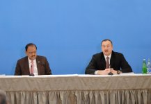 İlham Əliyev və Məmnun Hüseyn Azərbaycan-Pakistan biznes forumunda iştirak ediblər (FOTO)