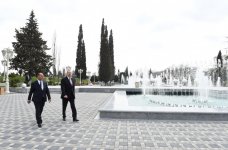 Bərdədə Heydər Əliyev adına park-bulvar istifadəyə verilib  (FOTO)