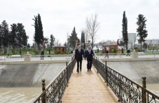 Bərdədə Heydər Əliyev adına park-bulvar istifadəyə verilib  (FOTO)