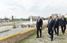 Bərdədə Heydər Əliyev adına park-bulvar istifadəyə verilib  (FOTO)