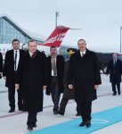 Prezident İlham Əliyevin Türkiyəyə səfəri başa çatdı (FOTO)