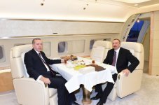 Prezident İlham Əliyevin Türkiyəyə səfəri başa çatdı (FOTO)