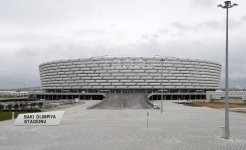 Prezident İlham Əliyev və xanımı Bakı Olimpiya Stadionunun açılışında iştirak ediblər (FOTO)