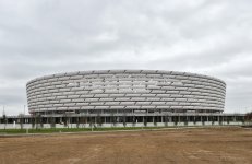 Prezident İlham Əliyev və xanımı Bakı Olimpiya Stadionunun açılışında iştirak ediblər (FOTO)