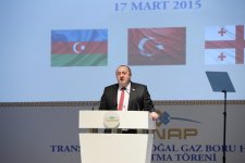 Azərbaycan, Türkiyə və Gürcüstan prezidentləri TANAP-ın təməlqoyma mərasimində iştirak ediblər (YENİLƏNİB) (FOTO) (VİDEO)