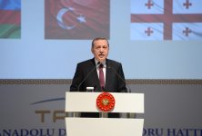Azərbaycan, Türkiyə və Gürcüstan prezidentləri TANAP-ın təməlqoyma mərasimində iştirak ediblər (YENİLƏNİB) (FOTO) (VİDEO)
