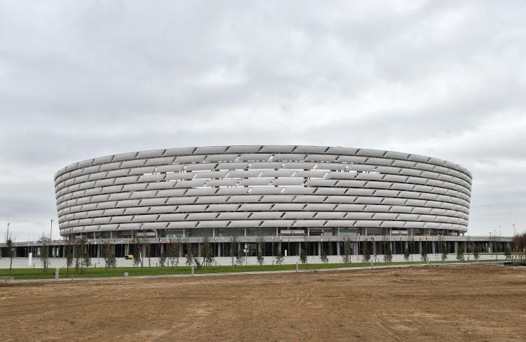 Prezident İlham Əliyev və xanımı Bakı Olimpiya Stadionunun açılışında iştirak ediblər (FOTO)