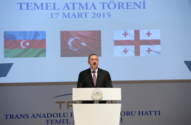 Azərbaycan, Türkiyə və Gürcüstan prezidentləri TANAP-ın təməlqoyma mərasimində iştirak ediblər (YENİLƏNİB) (FOTO) (VİDEO)