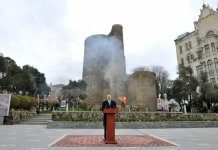 Prezident İlham Əliyev və xanımı Novruz bayramı münasibətilə ümumxalq şənliyində iştirak ediblər (ƏLAVƏ OLUNUB) (FOTO)