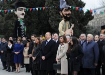 Prezident İlham Əliyev və xanımı Novruz bayramı münasibətilə ümumxalq şənliyində iştirak ediblər (ƏLAVƏ OLUNUB) (FOTO)