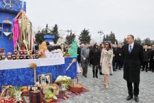 Prezident İlham Əliyev və xanımı Novruz bayramı münasibətilə ümumxalq şənliyində iştirak ediblər (ƏLAVƏ OLUNUB) (FOTO)