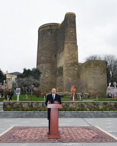 Prezident İlham Əliyev və xanımı Novruz bayramı münasibətilə ümumxalq şənliyində iştirak ediblər (ƏLAVƏ OLUNUB) (FOTO)
