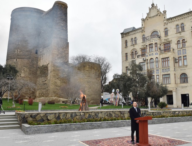 Prezident İlham Əliyev və xanımı Novruz bayramı münasibətilə ümumxalq şənliyində iştirak ediblər (ƏLAVƏ OLUNUB) (FOTO)