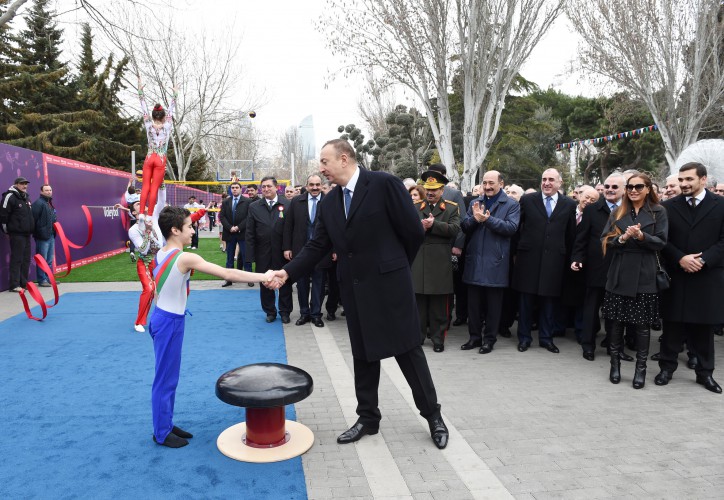 Prezident İlham Əliyev və xanımı Novruz bayramı münasibətilə ümumxalq şənliyində iştirak ediblər (ƏLAVƏ OLUNUB) (FOTO)