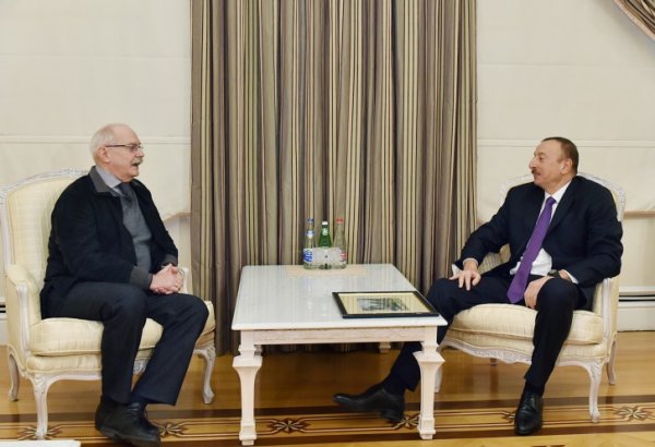 Prezident İlham Əliyev rusiyalı kinorejissor Nikita Mixalkovu qəbul edib (FOTO)