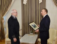 Prezident İlham Əliyev rusiyalı kinorejissor Nikita Mixalkovu qəbul edib (FOTO)