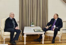 Prezident İlham Əliyev rusiyalı kinorejissor Nikita Mixalkovu qəbul edib (FOTO)