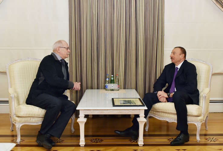Prezident İlham Əliyev rusiyalı kinorejissor Nikita Mixalkovu qəbul edib (FOTO)