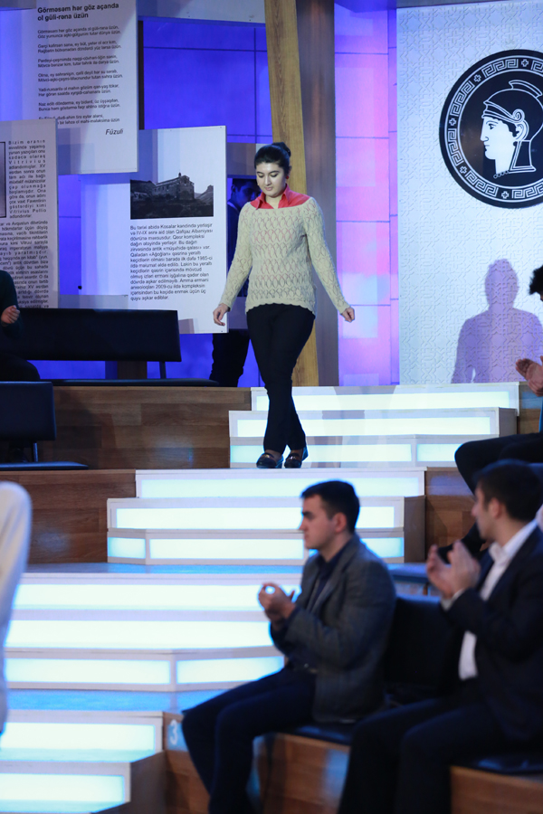 "Parlaq Zəka" intellekt şousuna Əmir Teymur da "qonaq" edildi (FOTO)