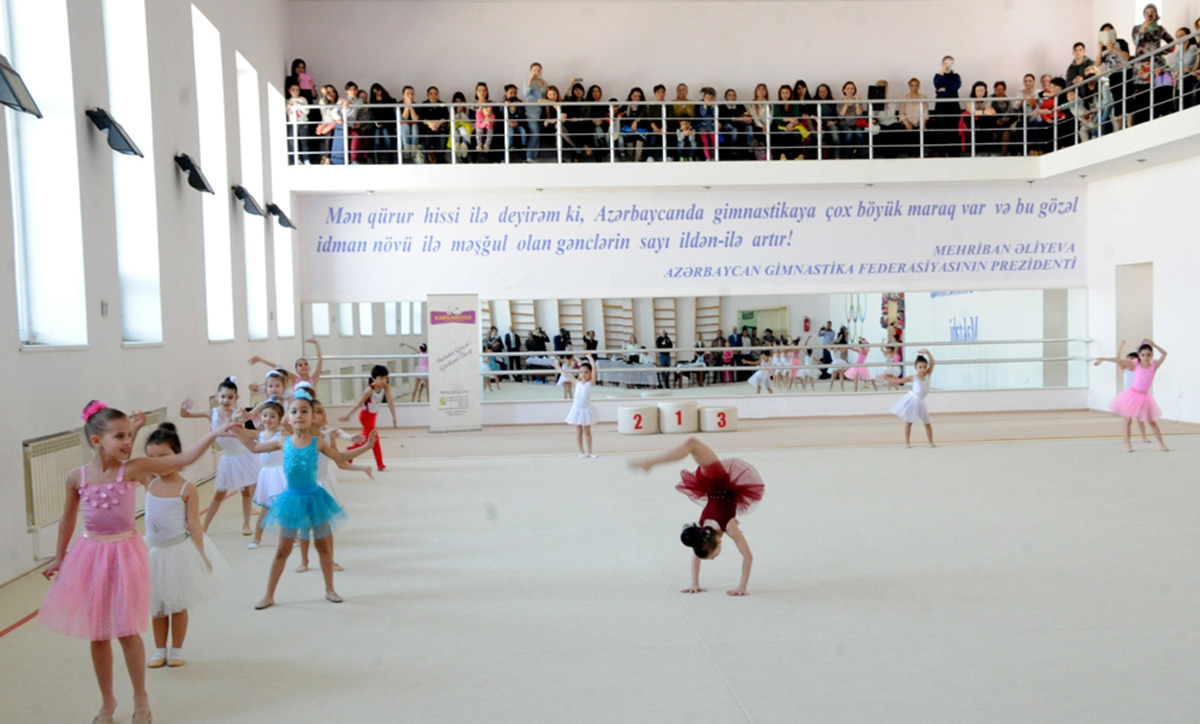 Bakıda bədii gimnastika üzrə ilk "Təhsil" açıq kuboku keçirilib (FOTO)