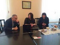 Çexiyalı politoloq Tatyana Perqler Bilik Fondunun qonağıdır (FOTO)