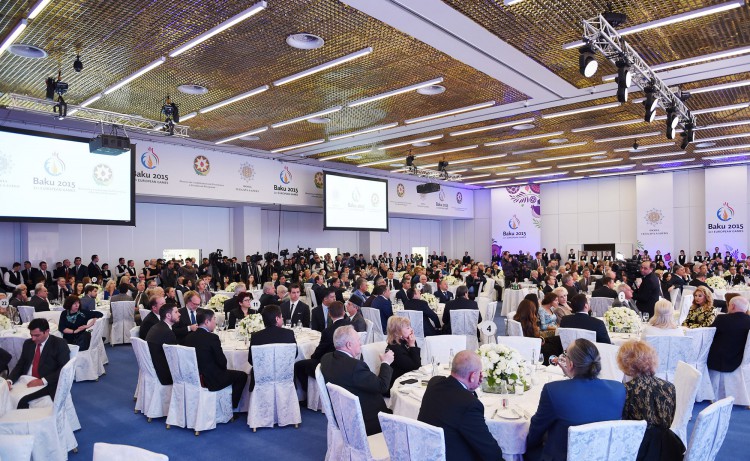 Moskvada birinci xanım Mehriban Əliyevanın iştirakı ilə “Bakı–2015” Avropa Oyunlarının təqdimatı keçirilib (FOTO)