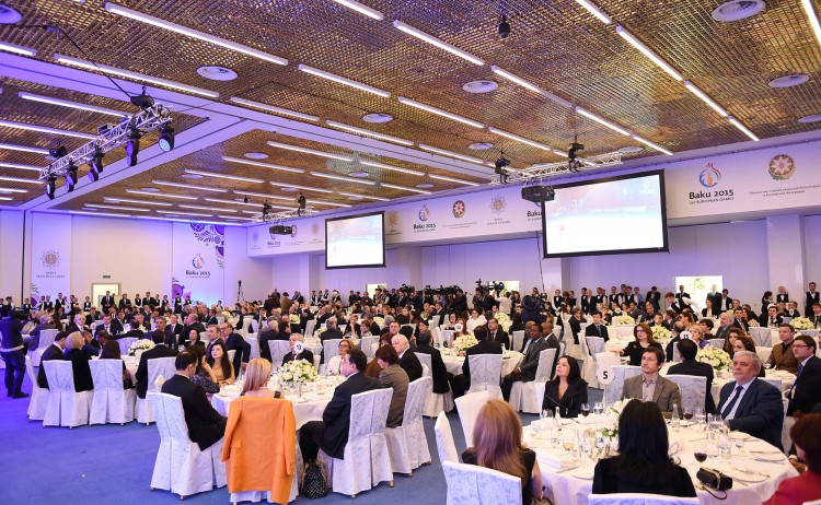 Moskvada birinci xanım Mehriban Əliyevanın iştirakı ilə “Bakı–2015” Avropa Oyunlarının təqdimatı keçirilib (FOTO)