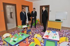 Prezident İlham Əliyev Lənkəranda yeni inşa olunan uşaq bağçasının açılışında iştirak edib (FOTO)