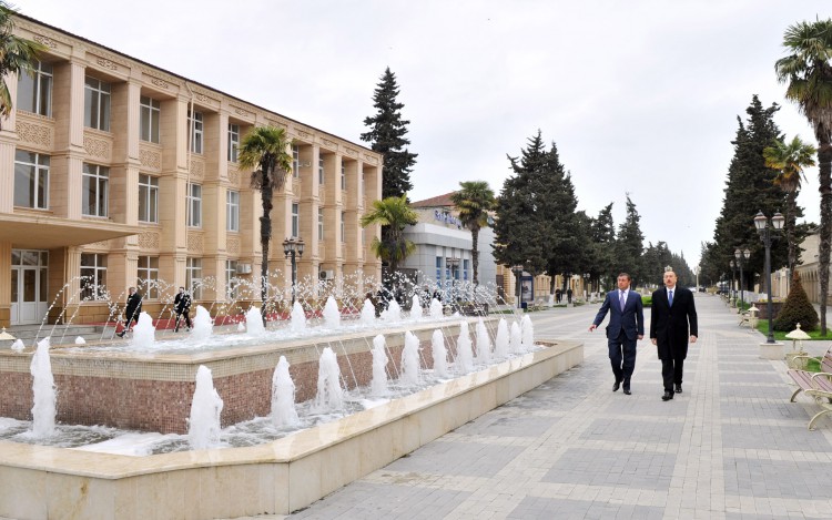 Prezident İlham Əliyev Astarada səfərdədir (FOTO)