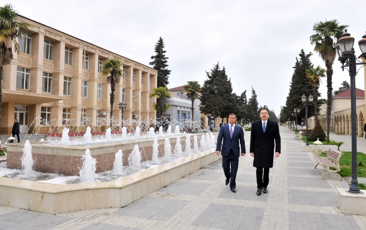 Prezident İlham Əliyev Astarada səfərdədir (FOTO)